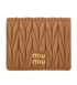 Miu Miu Small Matelasse Wallet, front view
